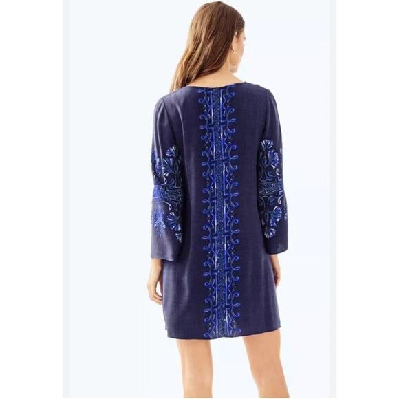 Lilly Pulitzer womens harlow blue tunic dress size S - Picture 5 of 11